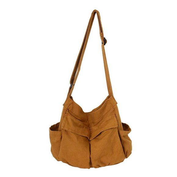 Bohemian Hipster Hobo Boho Hiie Crossbody Bag Purse Canvas Sling Bag B) - Picture 1 of 6